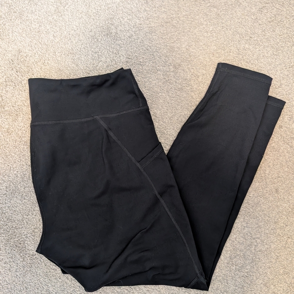 Black Leggings with Pink Oregon Ducks Logo - Picture 7 of 12